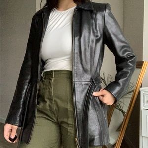 Women’s Fitted Leather Jacket